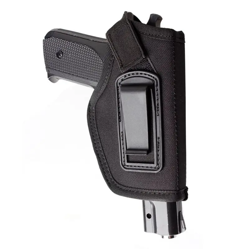 Тактический Пистолет Кобура Glock револьвер Airsoft кобура для пистолета пистолет чехол для переноски охотничий ножной кобура нейлон кобура на ремень поясной ремень - Цвет: black