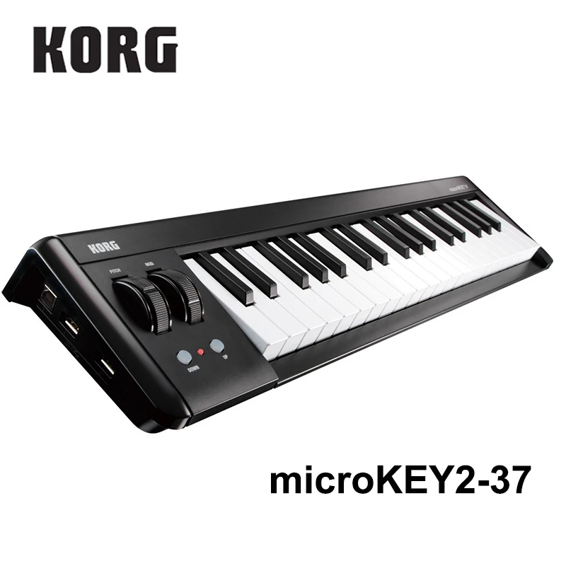 Korg microKEY25 microKEY2 37 Powerable USB MIDI контроллер клавиатуры синтезатор с кабелем барабан