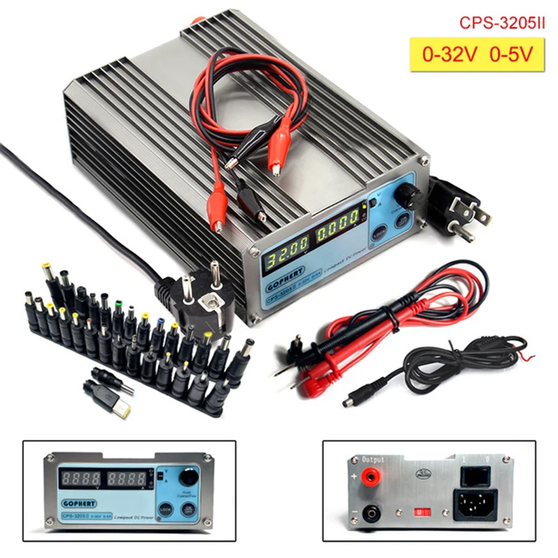 CPS 3205II DC Power Supply adjustable Digital Mini Laboratory power supply 32V 5A Accuracy 0.01V 0.001A dc Power Supply 30 plugs цена CPS 3205II DC Power Supply adjustable Digital Mini Laboratory power supply 32V 5A Accuracy 0.01V 0.001A dc Power Supply 30 plugs цены онлайн