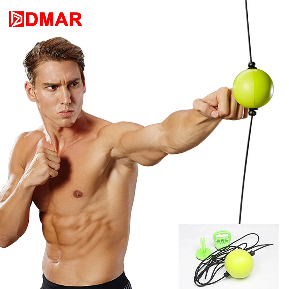 

Boxing Ball reflex Speed Training Equipment MMA Sanda Hand Eye Reaction Exercise Muay Combat Ball Fitness Double End Bag