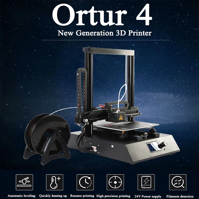 Горячая Распродажа от фабрики Ortur новые продукты FDM 4 3D настольные принтеры для