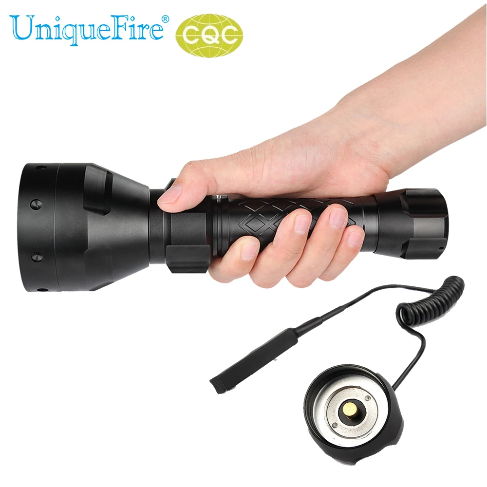 

UniqueFire Flashlight UF-1405 IR 850NM 67mm Lens Infrared Light Night Vision Torche + Rat Tail Perfect For Hunting
