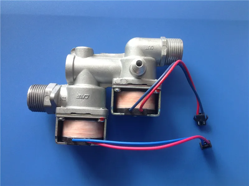 

Commercial gas kitchen with fire 24V gas double solenoid valve