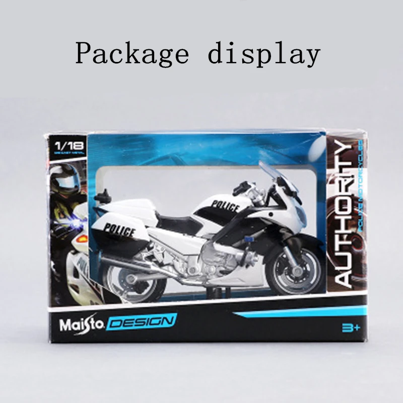 Maisto 1:18 BMW Yamaha полиция мотоцикл серии Silvardo оригинальная Авторизованная модель из