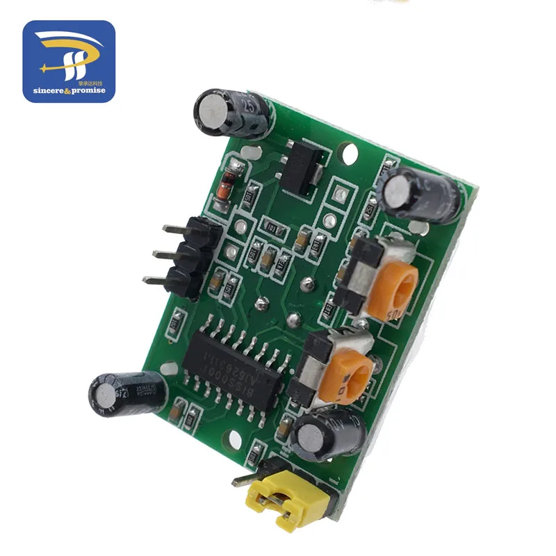 HC-SR501 Отрегулируйте инфракрасный ИК пироэлектрический инфракрасный PIR модуль датчик движения модуль детектора и кронштейн для Arduino Diy Kit