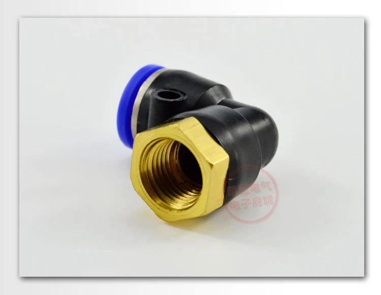 

Pneumatic fittings for inner thread elbow of PU tracheal rapid intubation joint L-type direct two-way PL Albert Store