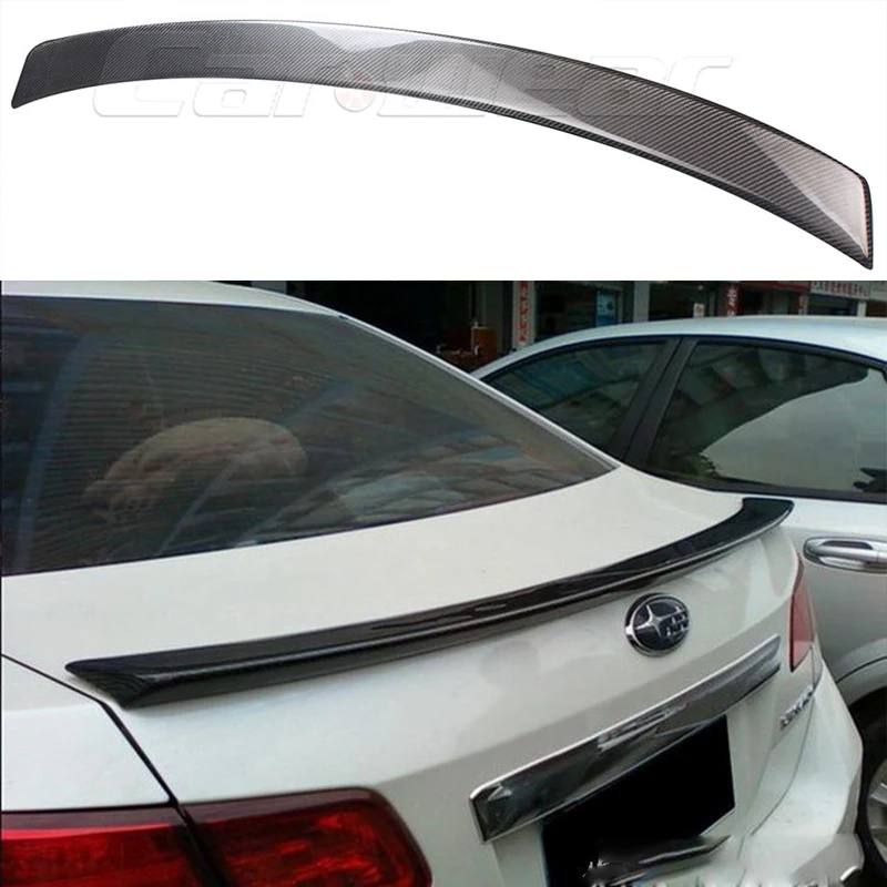 Car Styling For subaru Legacy Carbon Fiber rear trunk boot Wing Spoiler