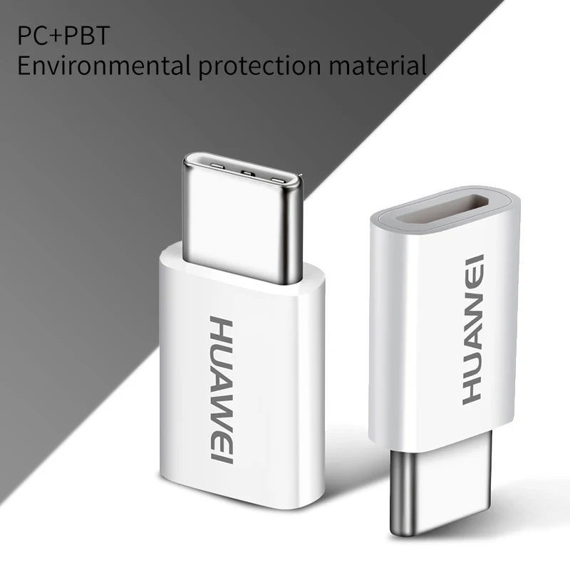 Преобразователь с Micro USB на Type C для Huawei переходник зарядки P20 Pro Mate10 Mate9 Lite Honor V10 10