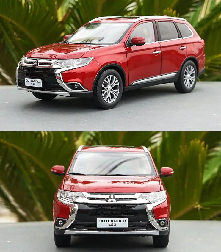 1:18 OUTLANDER SUV передовая модель автомобиля из сплава, литая металлическая модель игрушечного автомобиля, высококачественная коллекционная модель