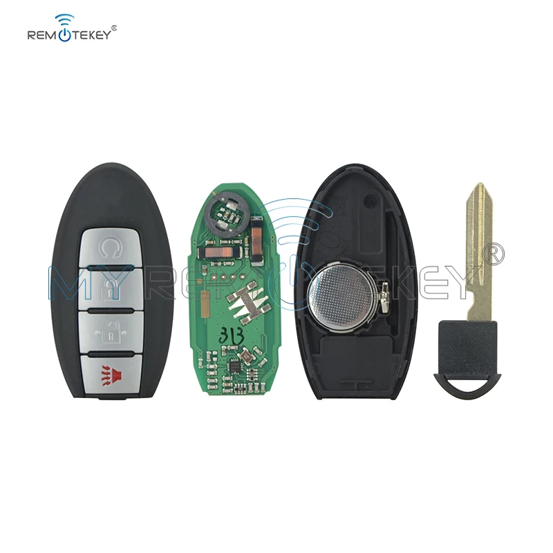 Remtekey S180144313 4 кнопки 433 МГц 4A чип для Nissan Murano Pathfinder ключ дистанционного управления KR5S180144014