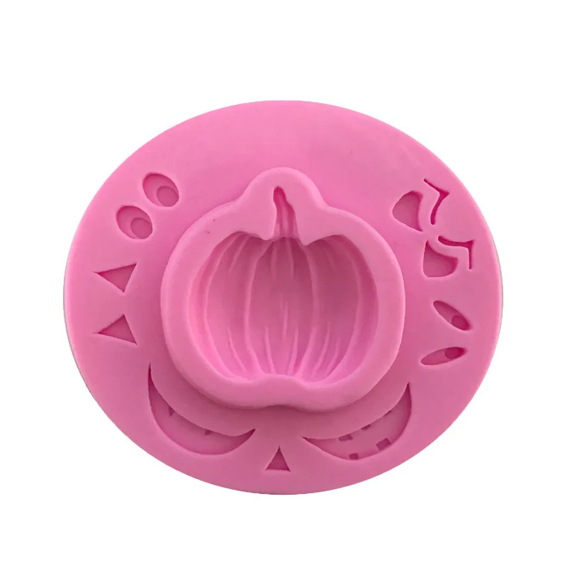 3D Pumpkin Shape Fondant Silicone Cake Mold Halloween Bakeware