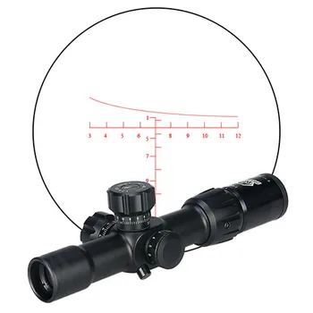 

Canis Latrans Rifle Hunting Scope 1-4x24IRF Rifle Scope Waterproof 300mm Deep and Fogproof for Hunting and Outdoor Use gs1-0278