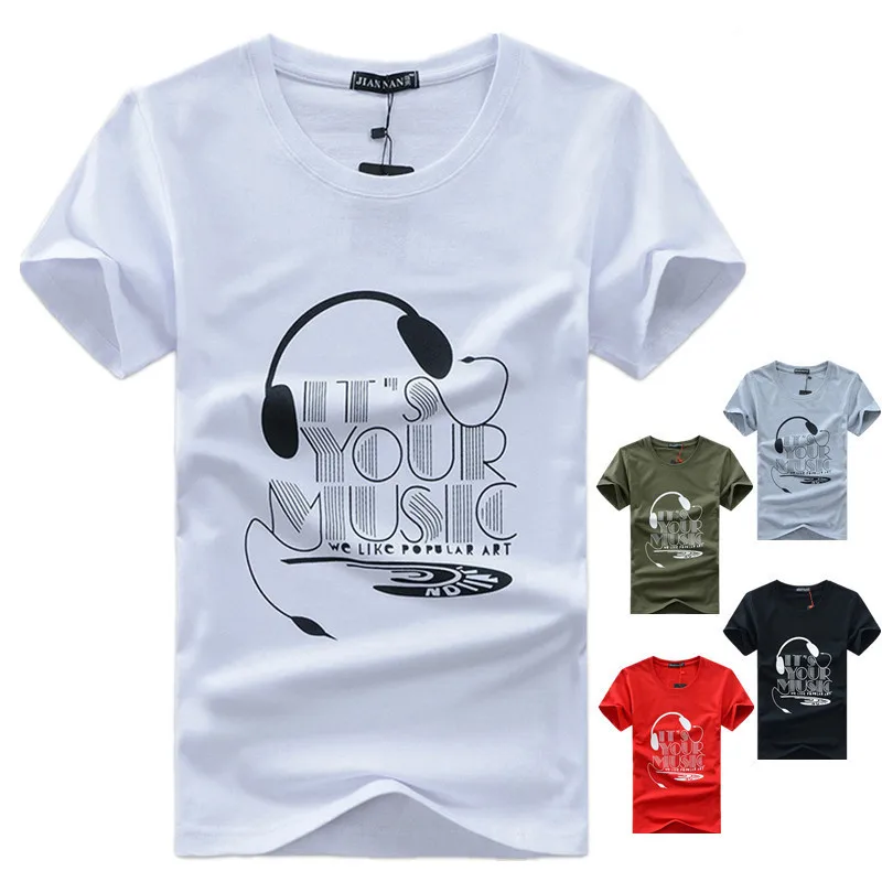T-shirt men 2017 new fashion printed t-shirts men clothing t shirt men o-neck men t shirt