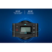 Elephone ELECAM 360 Action Camera Mini Camera 360 Degrees SPCA6350M F2.0 Dual Lens OV4689 1080P 30fps Sport Camera For Drones