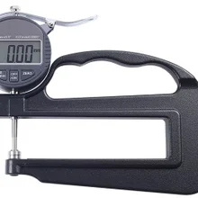 0-25 мм 120 мм 0,01 мм большой промежуток глубокое горло толщиномер для губчатой пленки кожа толщиномер контрольно-измерительный прибор с круговой шкалой