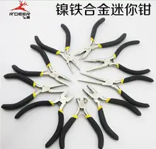 

R'DEER TOOL black handle ferronickel alloy surface processing 50# high quality carbon steel 5" mini multi-function cutting plier