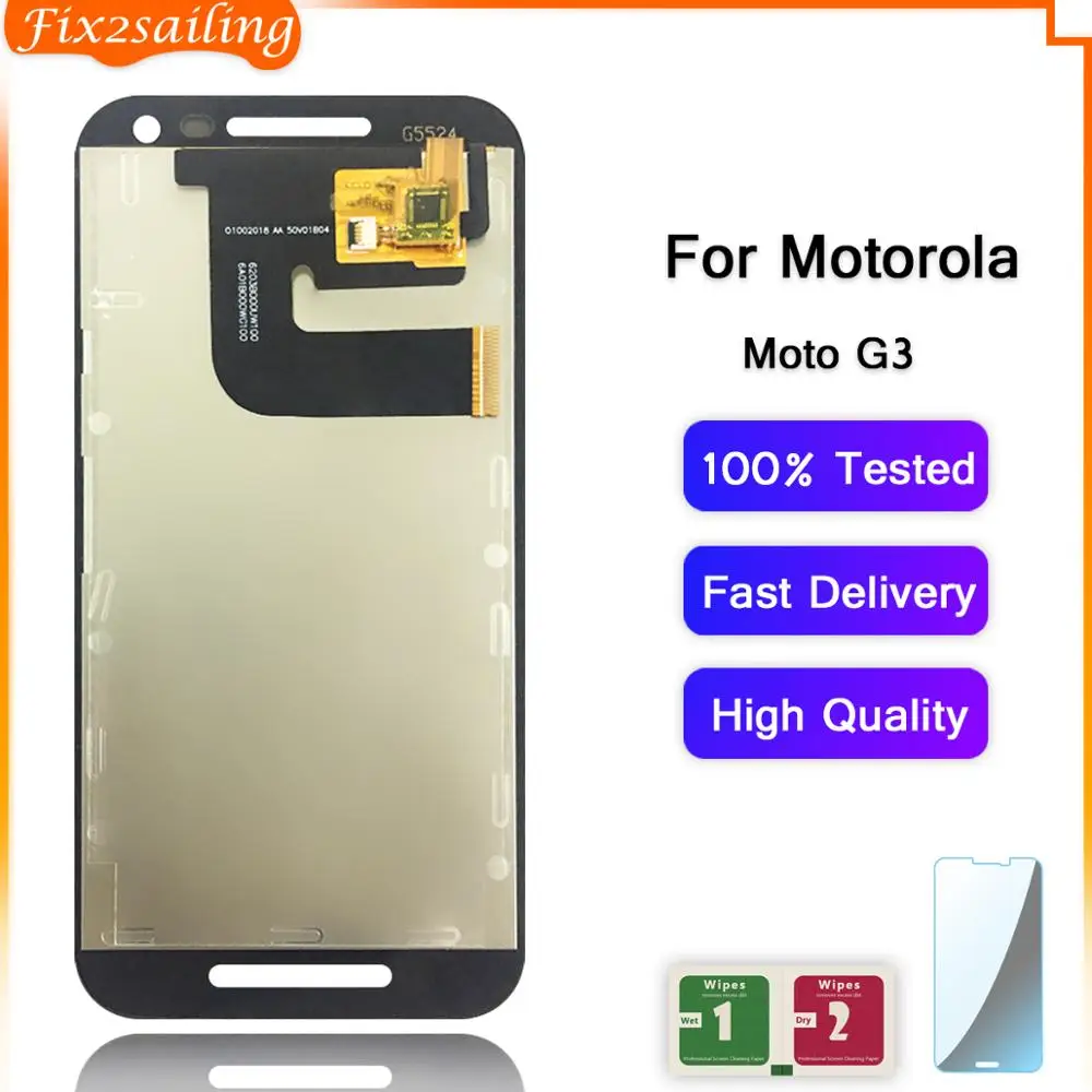 ЖК-дисплей для Motorola MOTO G3 G 3rd Gen XT1544 XT1550 XT1540 XT1541 сенсорный дигитайзер в сборе Moto |