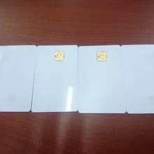 1000 шт./лот Совместимость ATMEL24C16 чтения-записи ISO7816 пустые белые пластиковые карты контакт ic-карты Фудань AT24C серии