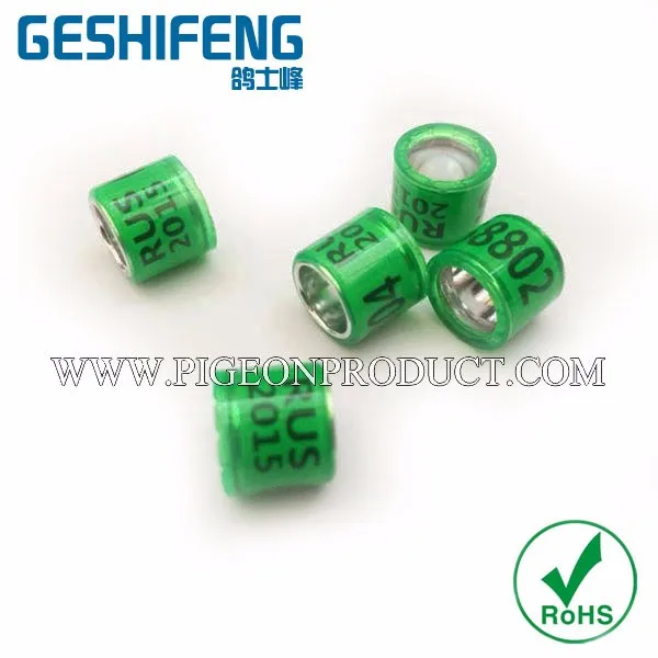 

200pcs ineer dicimeter bule rings for racing pigeon