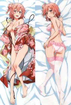 Oregairu wiki yuigahama_yui yuiyui Anime Dakimakura Body pillow case Japanese Sexy Female Throw pillows Cover Customized sexy big chest female character anime pillows japanese girls body pillowcase hugging pillow anime pillow bed