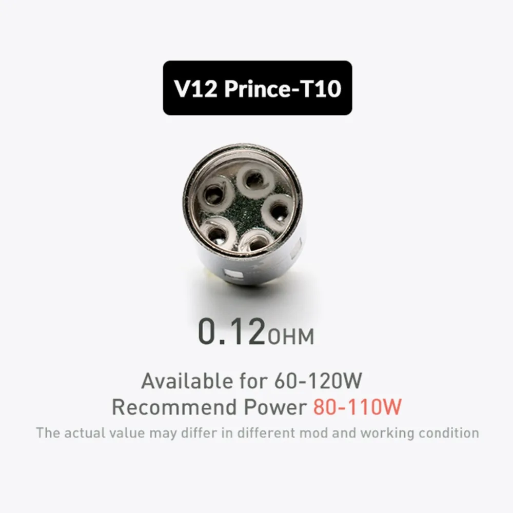 3 шт./V12 Prince катушка Volcanee M4 Q4 X6 T10 сердечник для V12 бак атомайзера сменные головки