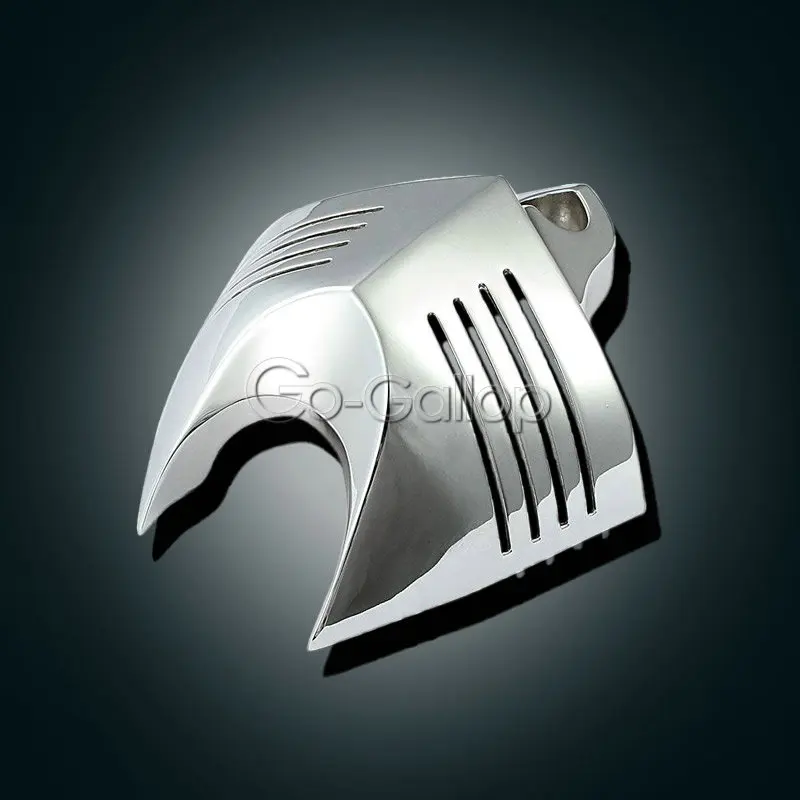 Universal Chrome Horn Cover For Harley Softail Dyna Glide Big Twin