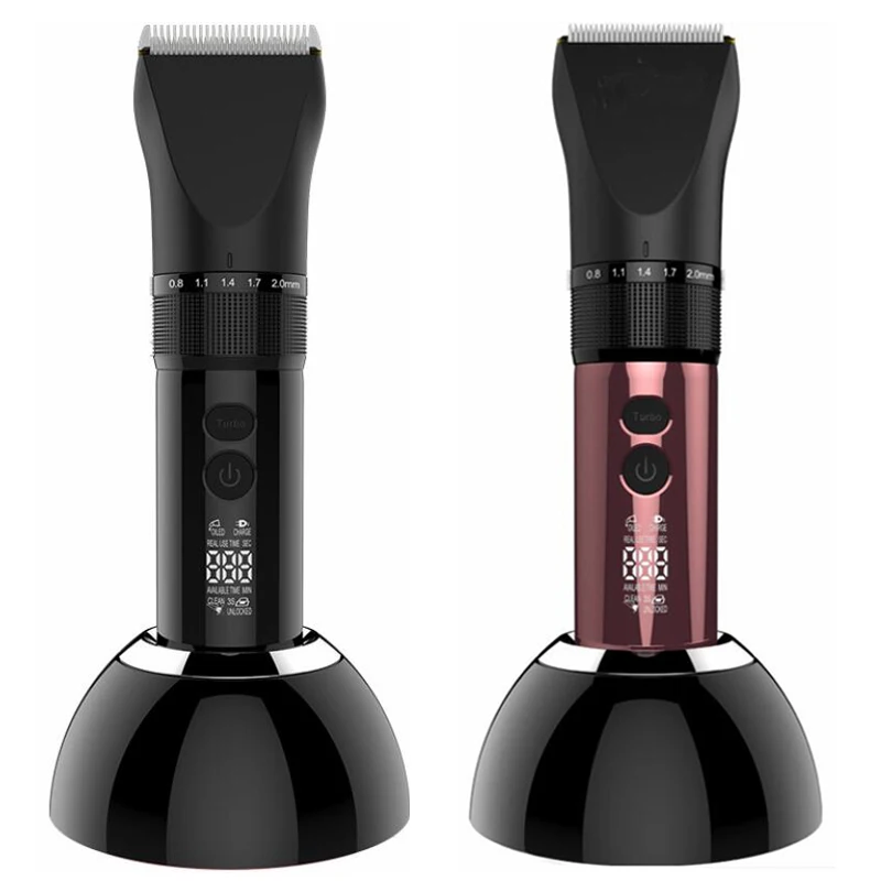 Jual Profesional Listrik Rambut Clipper Titanium Blade 2000mA Baterai Pria Jenggot Pemangkas Rambut Cutting Mesin untuk Salon Online Profesional Listrik Rambut Clipper Titanium Blade 2000mA Baterai Pria Jenggot Pemangkas Rambut Cutting Mesin untuk Salon