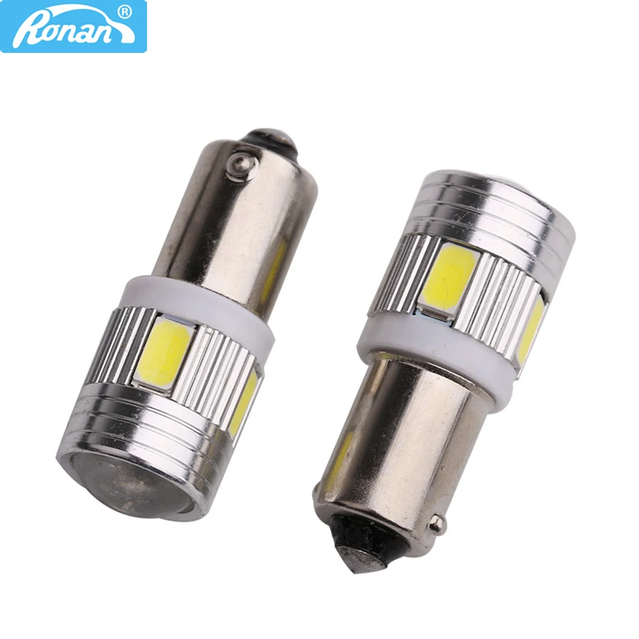 

Ronan 12V BA9S-5630-6SMD Aluminum clearance Light LED License Lamp Driving Lamp signal light Motorcycle lamp