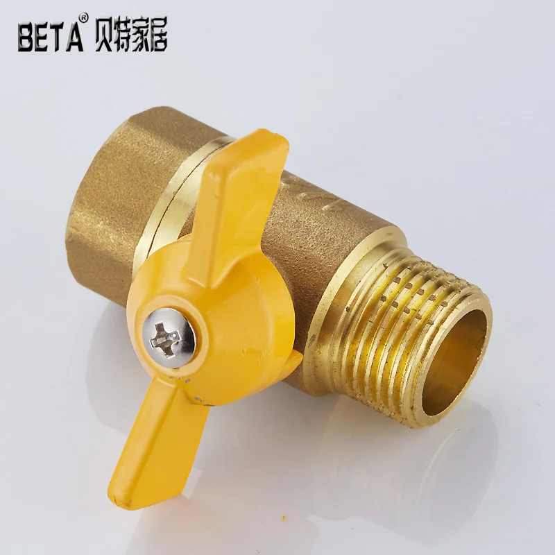 Sully House латунные 1/2 &quotMale x 1/2&quot женские шаровые краны часть фитингов бабочка ручка