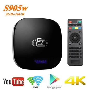 

A95X F1 Android 8.1 TV Box Amlogic S905W Quad Core Android Digital TV BOX Support 4K WIFI HDMI RJ45 Media Player Set Top Boxes