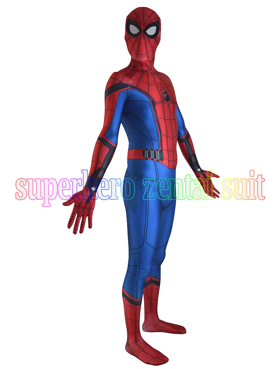 Aliexpress.com : Buy 2017 Newest Movie Spider Man Homecoming Costume Cosplay Halloween Spiderman ...