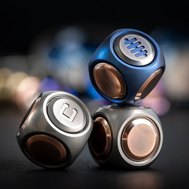 EDC Titanium Alloy Hand Fidget Spinner Anti stress Relief Desk Spin