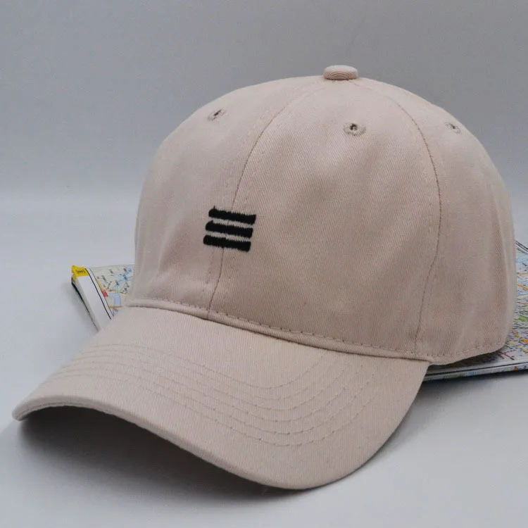 Летняя простая шикарная шляпа для мужчин и женщин, трехполосная Регулируемая бейсбольная кепка, Мягкий Топ, повседневная Внешняя торговля, изогнутый бренд