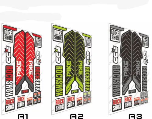 17 Щука рок стикеры Shox/наклейки горный велосипед/передняя вилка велосипеда MTB DH гонки