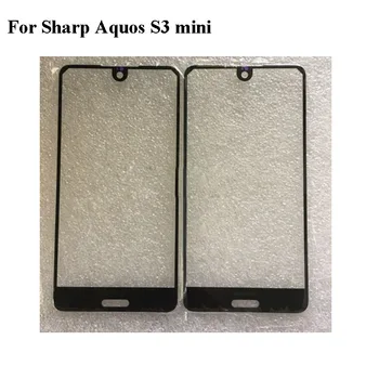 

2PCS For Sharp Aquos S3 mini FS8018 s3mini Front Outer touch Screen Glass Lens without flex cable Cover Repair Parts S 3 mini
