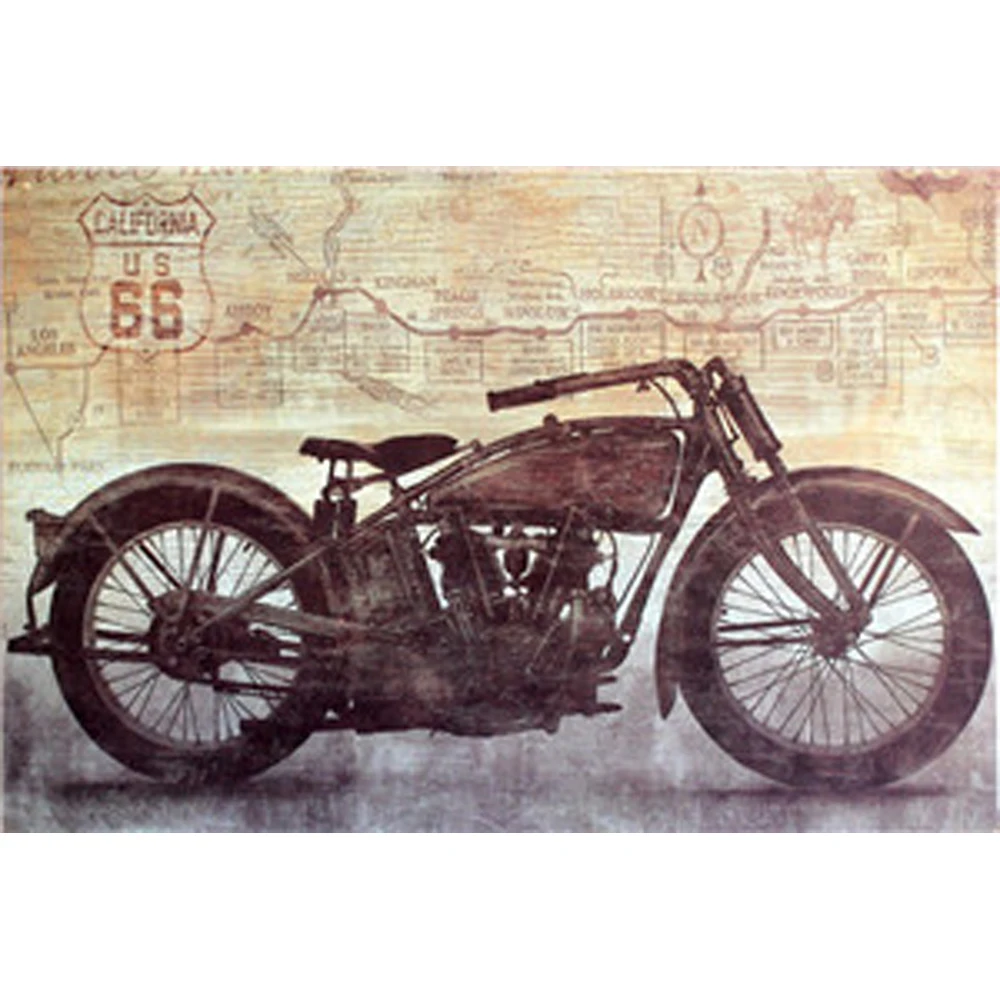

Motorcycle Vintage Metal Sign Bar Pub Home Wall Decor Retro Metal Art Beer Coffee Poster Plate 1001(74)