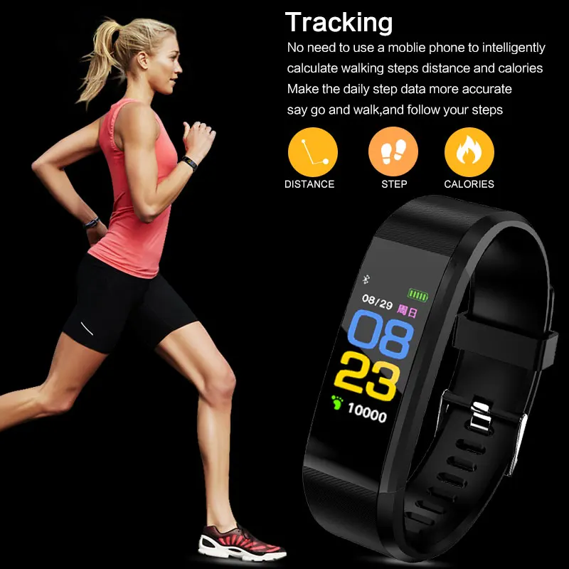 Smart Bracelet Wrist watches Heart Rate Monitor Blood Pressure men women digital Wristband Sport Watch For IOS Android Phone