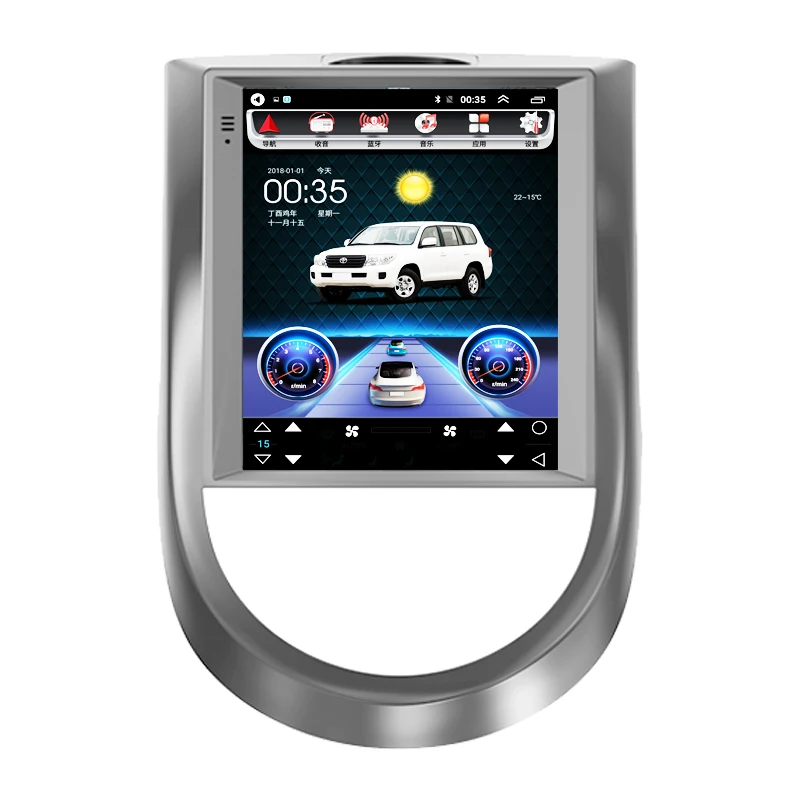

10.4" Vertical screen Octa core Android 8.1 Car GPS radio Navigation for Kia Soul 2009-2011 with 4G/Wifi, DVR OBD 1080P