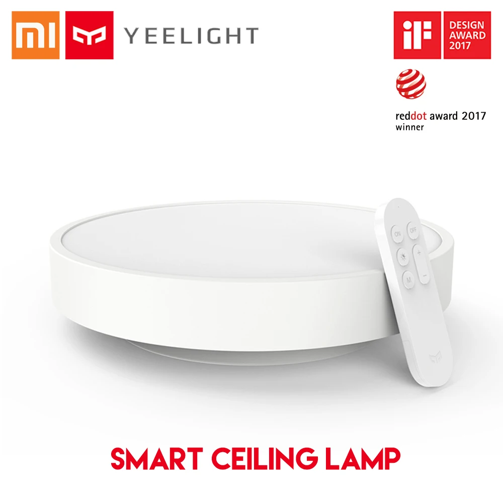 

Original Yeelight LED Samrt Ceiling Lamp Dust Proof Wireless Dimming Support Google Home Bluetooth Smart Control APP Control