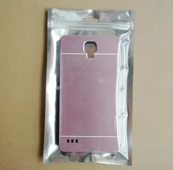 

1000pcs Zipper plastic clear+Silver retail package poly bag,USB Cable charger Electronic accessories packaging bag