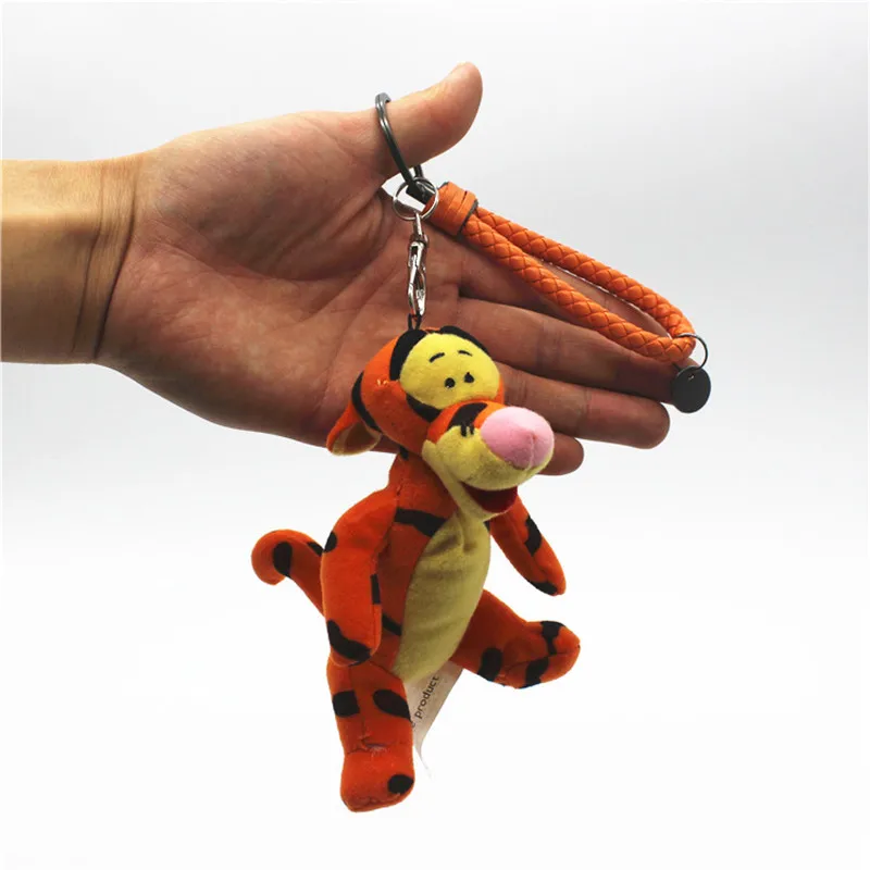 1 шт. 10 см милый Мишка тигра поросенка свинья ИА Ослик милый брелок плюшевые игрушки подвеска игрушки - Цвет: tiger