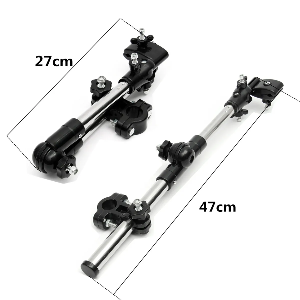 Umbrella Stand Baby Car Supporter Connector Holder Pipe Bar Attachment Clamp Wheelchair Scooter