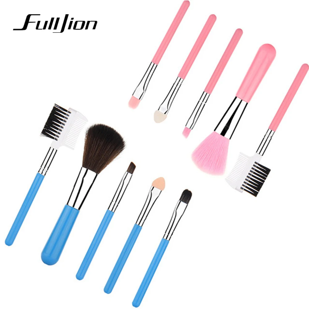 

Fulljion 5Pcs/set Mini Makeup Brushes Eye Shadow Eyebrow Foundation Face Cosmetics Tools Gift Set For Makeup Pincel Maquiagem