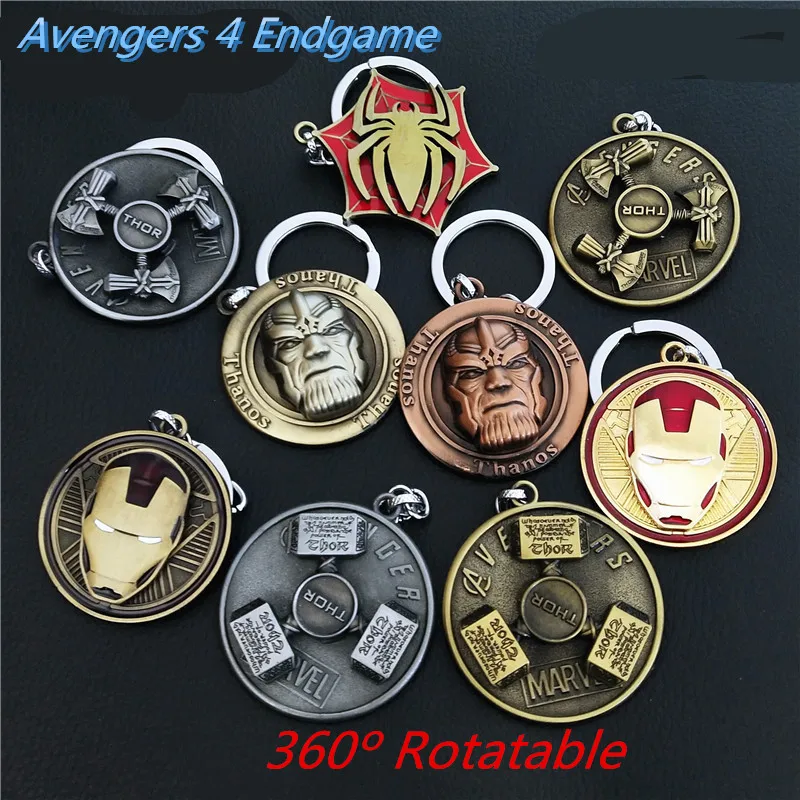 Мститель 4 Endgame босс танос Брелок фигурка металлический подвесной брелок