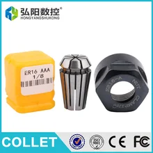 

ER16 coollect with size 1mm/1.5mm/2mm/2.5mm used for cnc router machine
