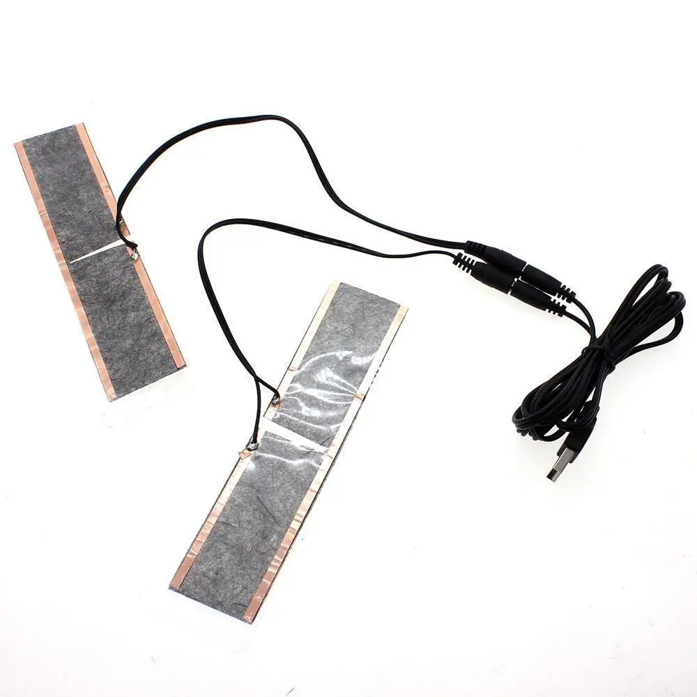 

1 Pair 5*18 cm 5V USB Heating Gloves Pad Insole Component For Electric Heating Gloves shoes