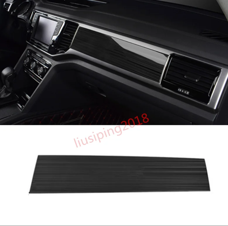 Black titanium Rear Bumper Protector Guard Trim For VW Teramont Atlas 2017-2018
