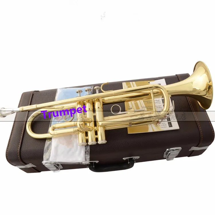 

Top Trumpet 2335S Music Instrument B flat trumpet preferred New trumpet super professional performance With case