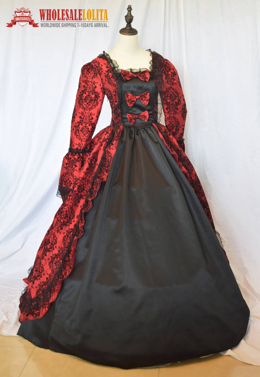 Top Sale Gothic Victorian Dress Fantasy Victorian Dress Marie Antoinette Sparkle Gown Rococo Dress for sale