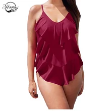 

2017 New Plus Size One Piece Swimwear Lady Cute braces Skirt Swimsuit Bra Sexy High Fork Bath Suit Women Backless Beach Wear